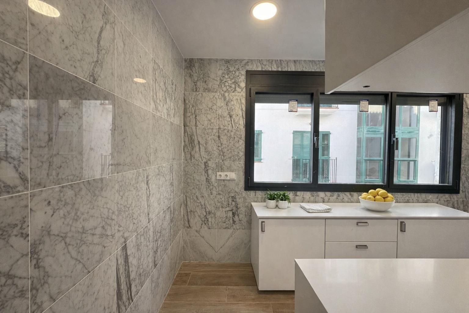 Kitchen of Flat to rent in Sitges  with Air Conditioner, Terrace and Furnished