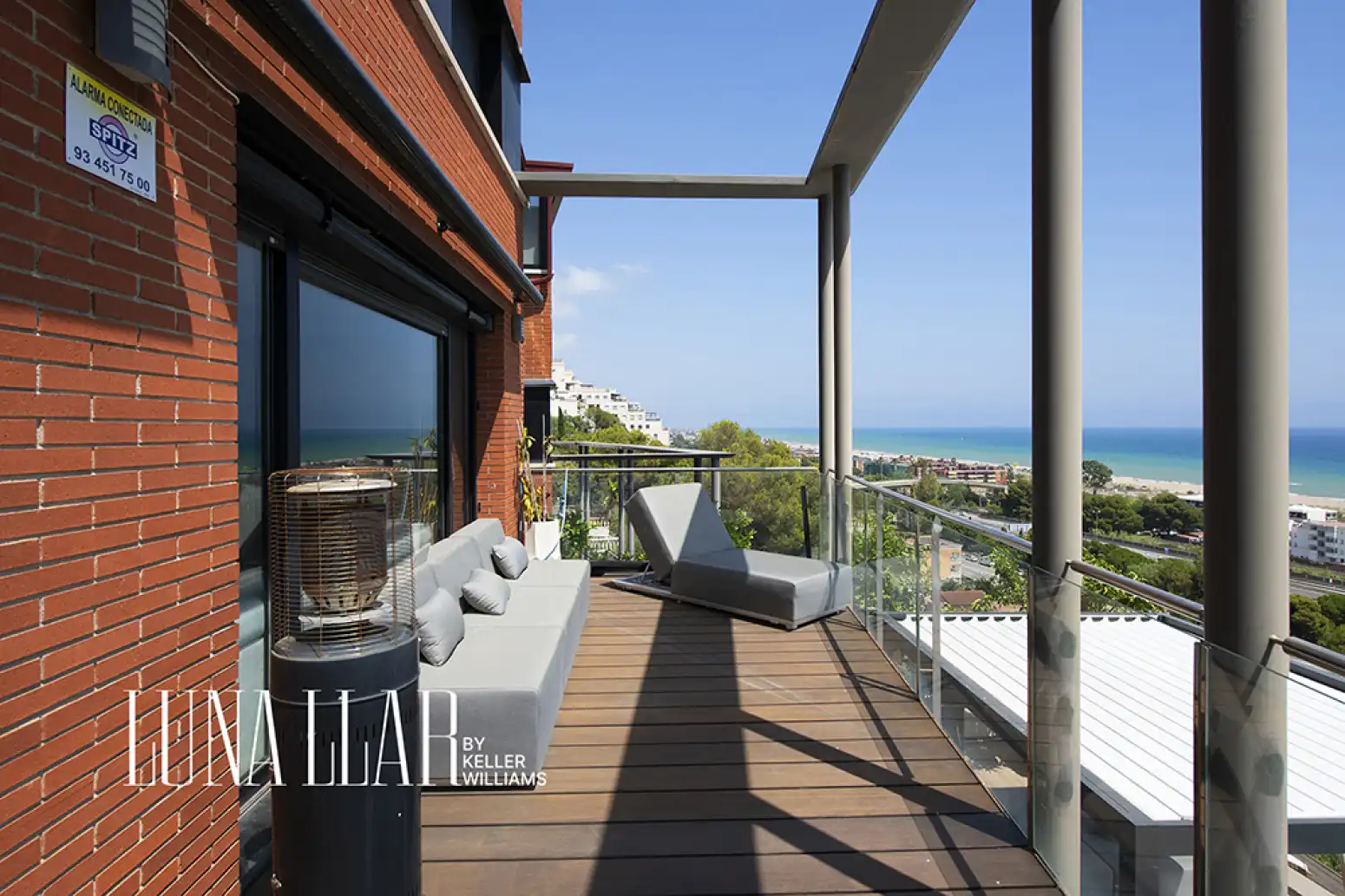 Terrasse von Haus oder Chalet zur Miete in Sitges mit Klimaanlage, Terrasse und Möbliert