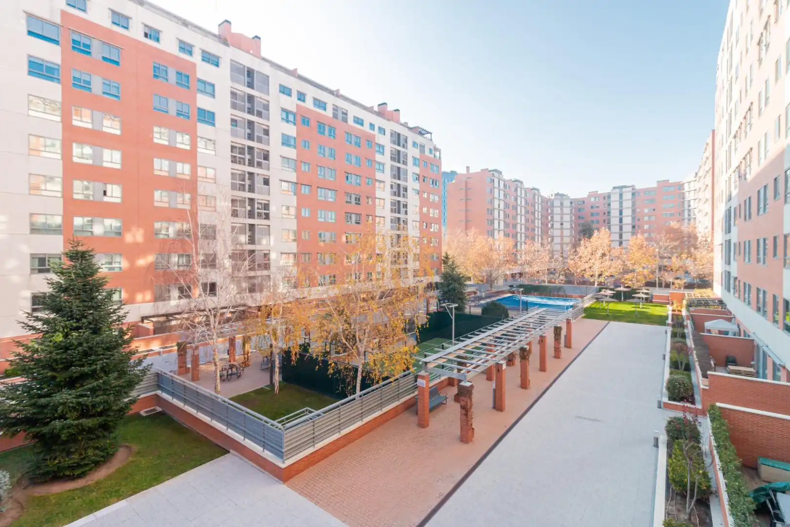 Terrasse von Wohnung zur untervermieten in Madrid mit Klimaanlage, Heizung und Möbliert