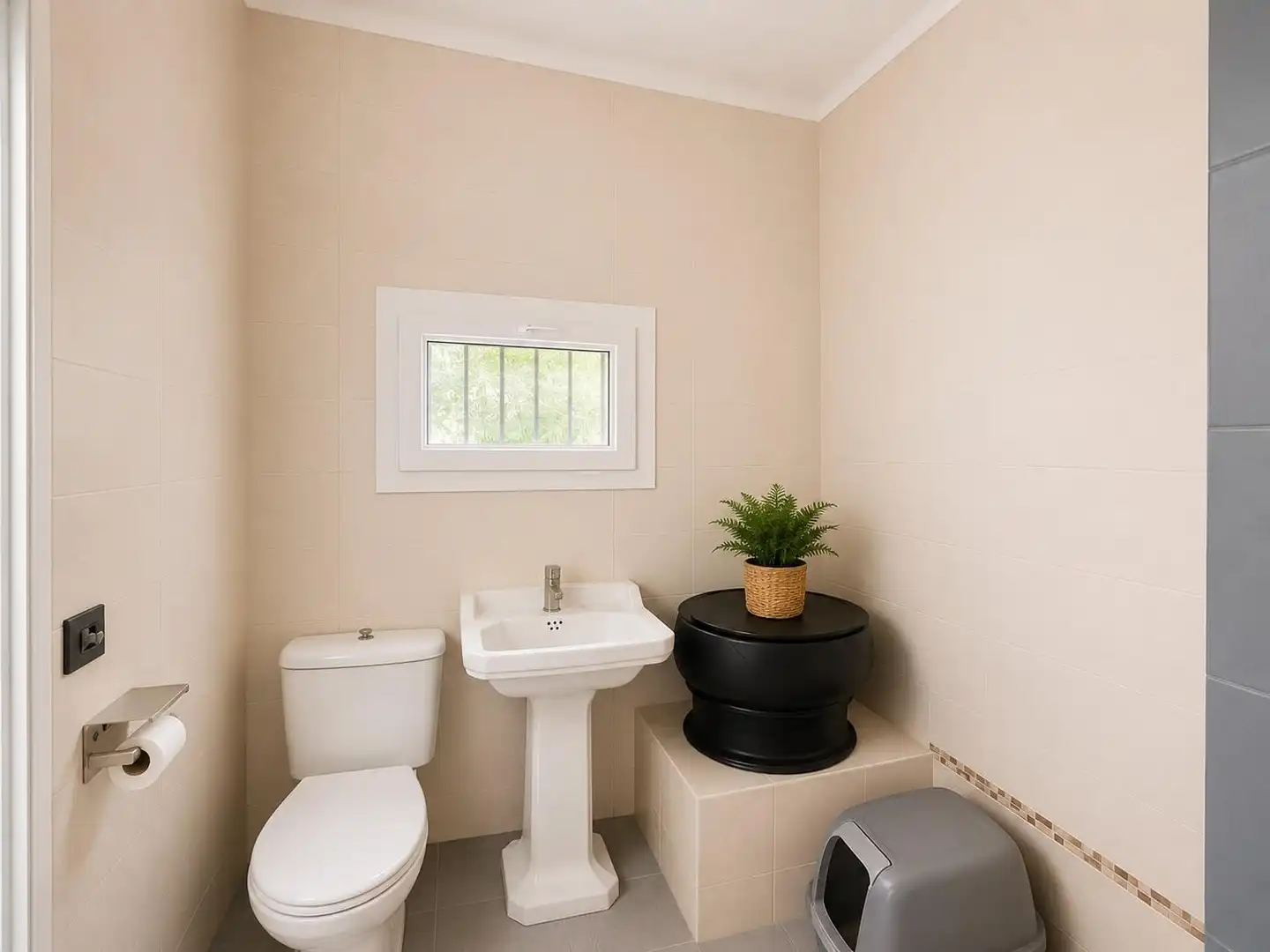 Baño de Finca rústica en venta en Sant Joan con Aire acondicionado, Calefacción y Jardín privado