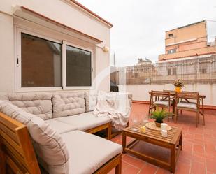 Terrace of Flat to rent in  Barcelona Capital  with Air Conditioner, Heating and Parquet flooring