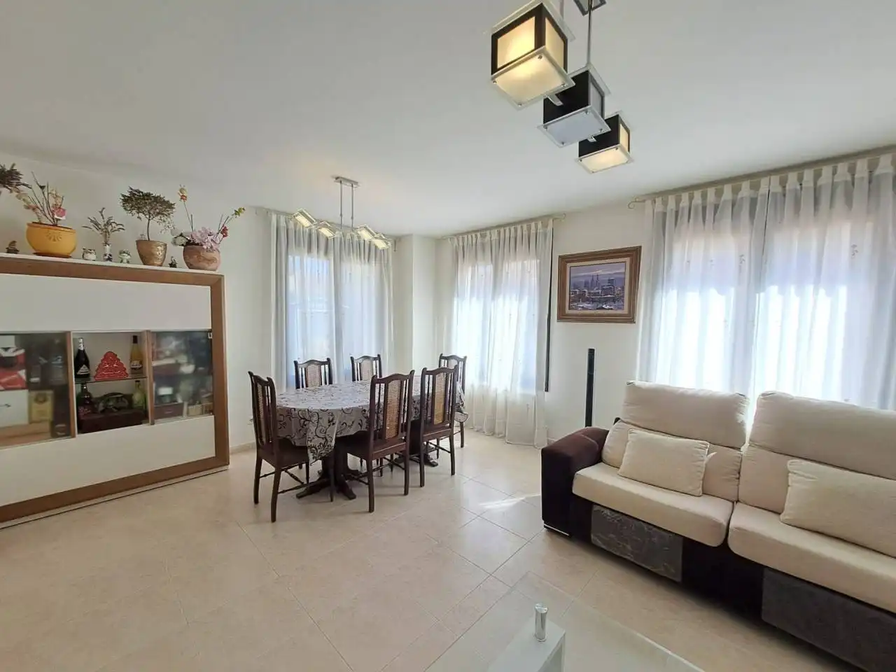 Dining room of Houses for sale in Cardeñajimeno  with Heating, Private garden and Parquet flooring