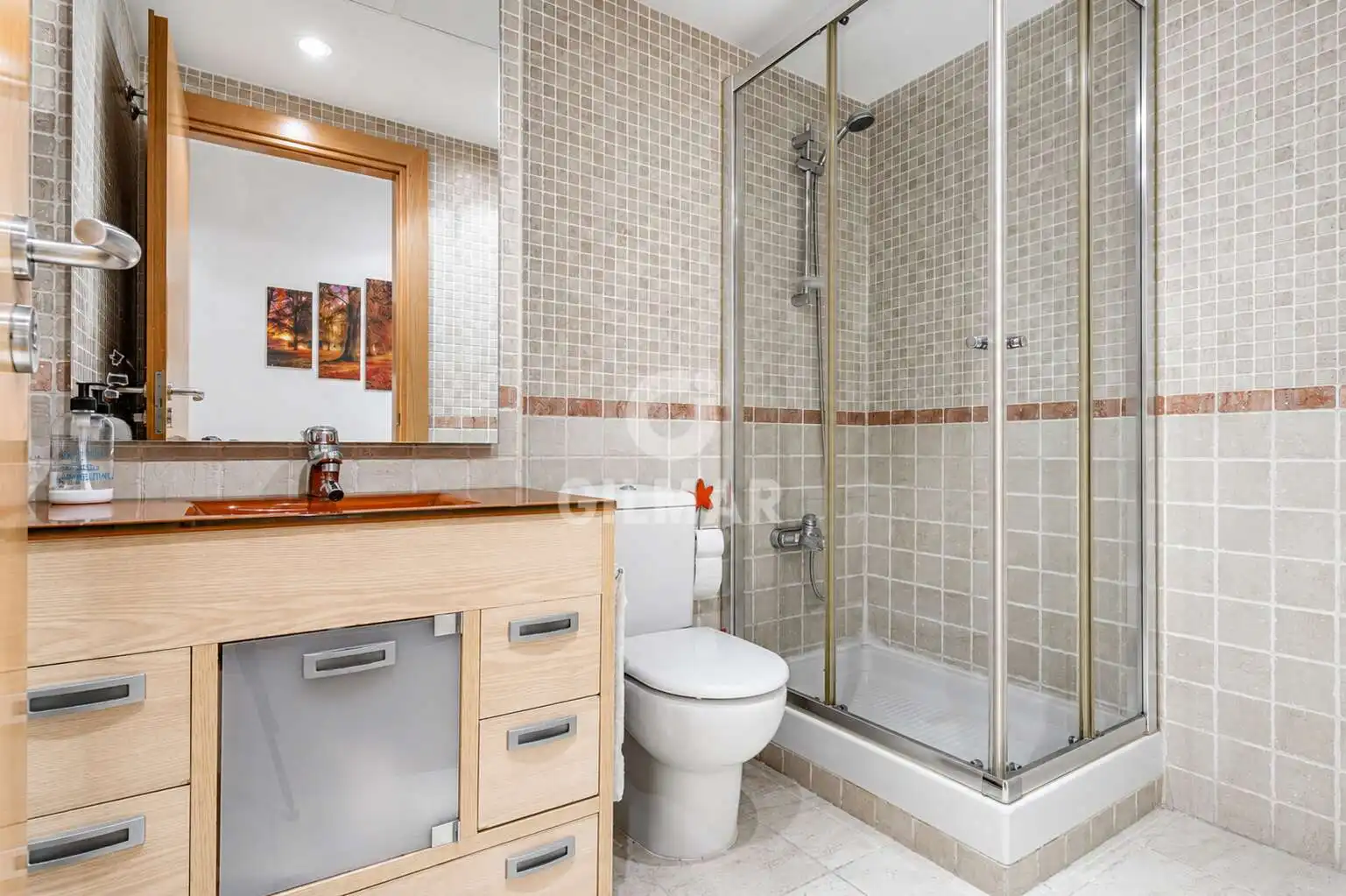 Bathroom of Flat for sale in Madrid  with Heating, Private garden and Storage room