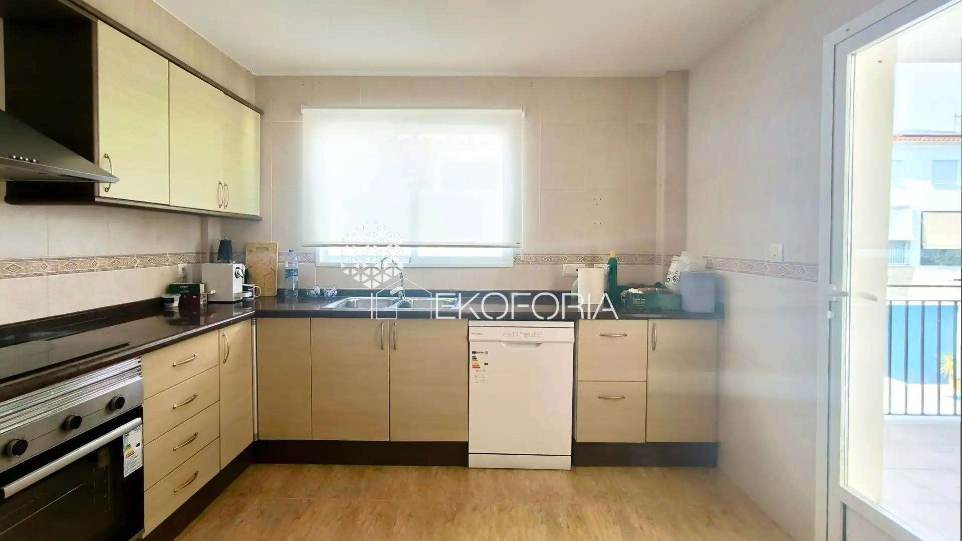 Cocina de Casa adosada en venta en Beneixida con Aire acondicionado, Calefacción y Jardín privado
