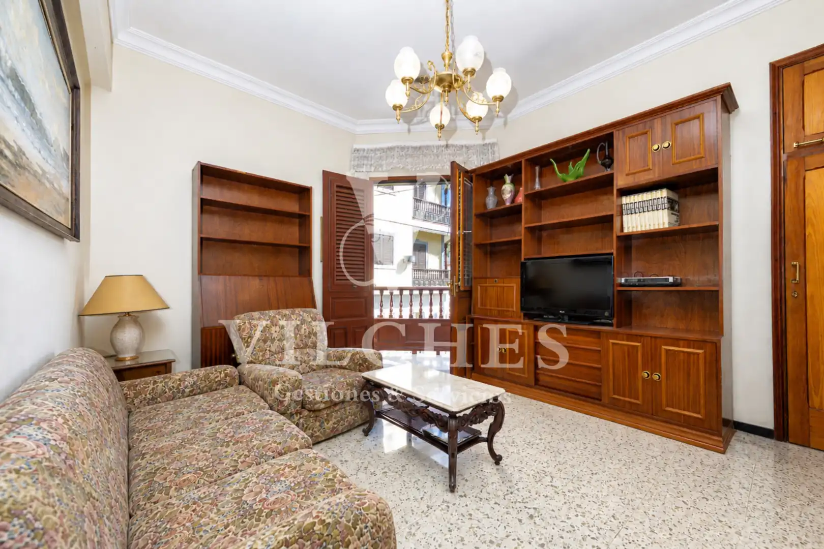Sala de estar de Casa o chalet en venta en Teror con Parquet, Terraza y Trastero