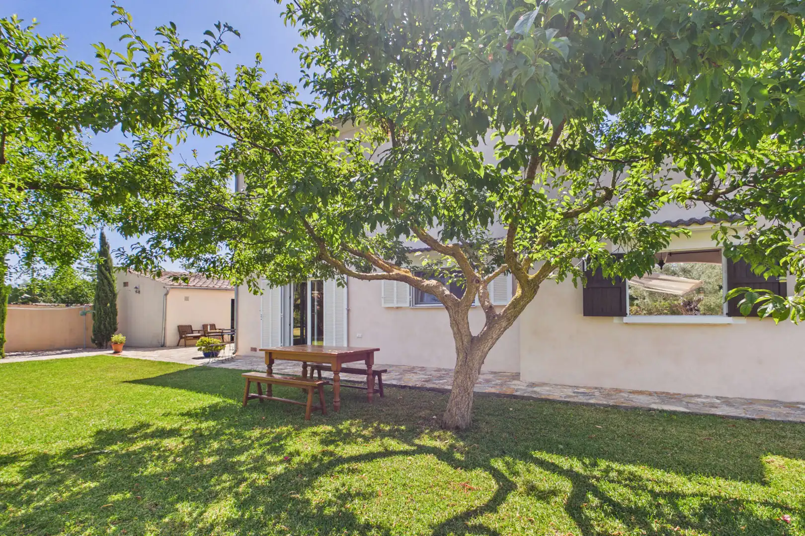Jardín de Finca rústica en venta en Muro con Aire acondicionado, Terraza y Amueblado