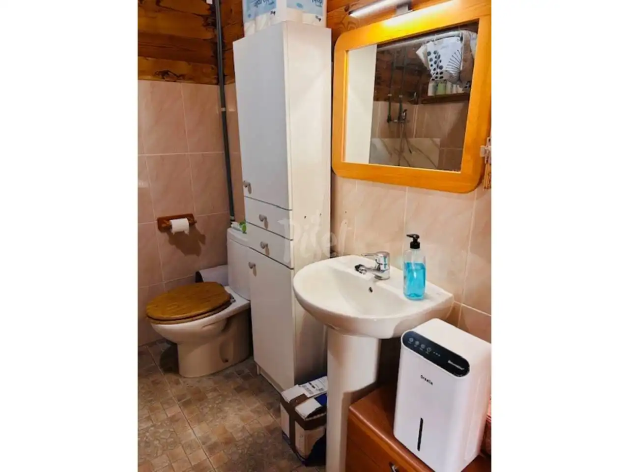 Baño de Finca rústica en venta en Cabra del Camp con Aire acondicionado, Jardín privado y Parquet