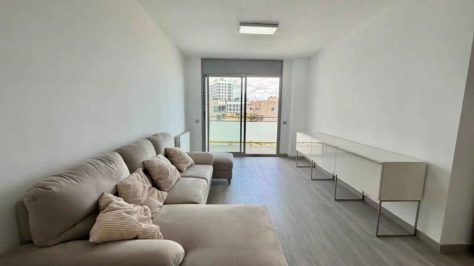 Sala de estar de Piso en venta en Badalona con Aire acondicionado, Calefacción y Terraza