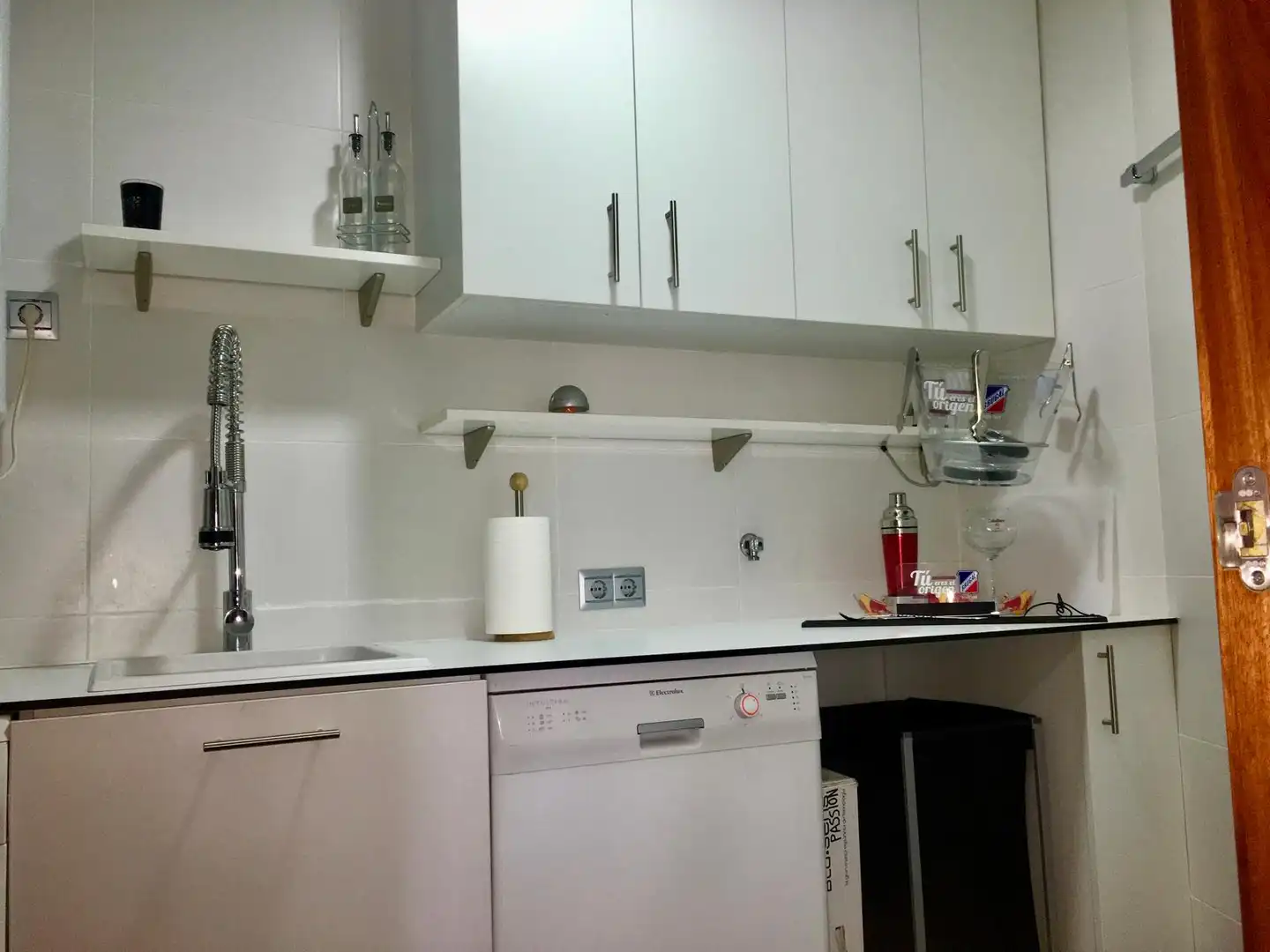 Cuina de Pis de lloguer en Puertollano amb Aire condicionat, Calefacció i Terrassa