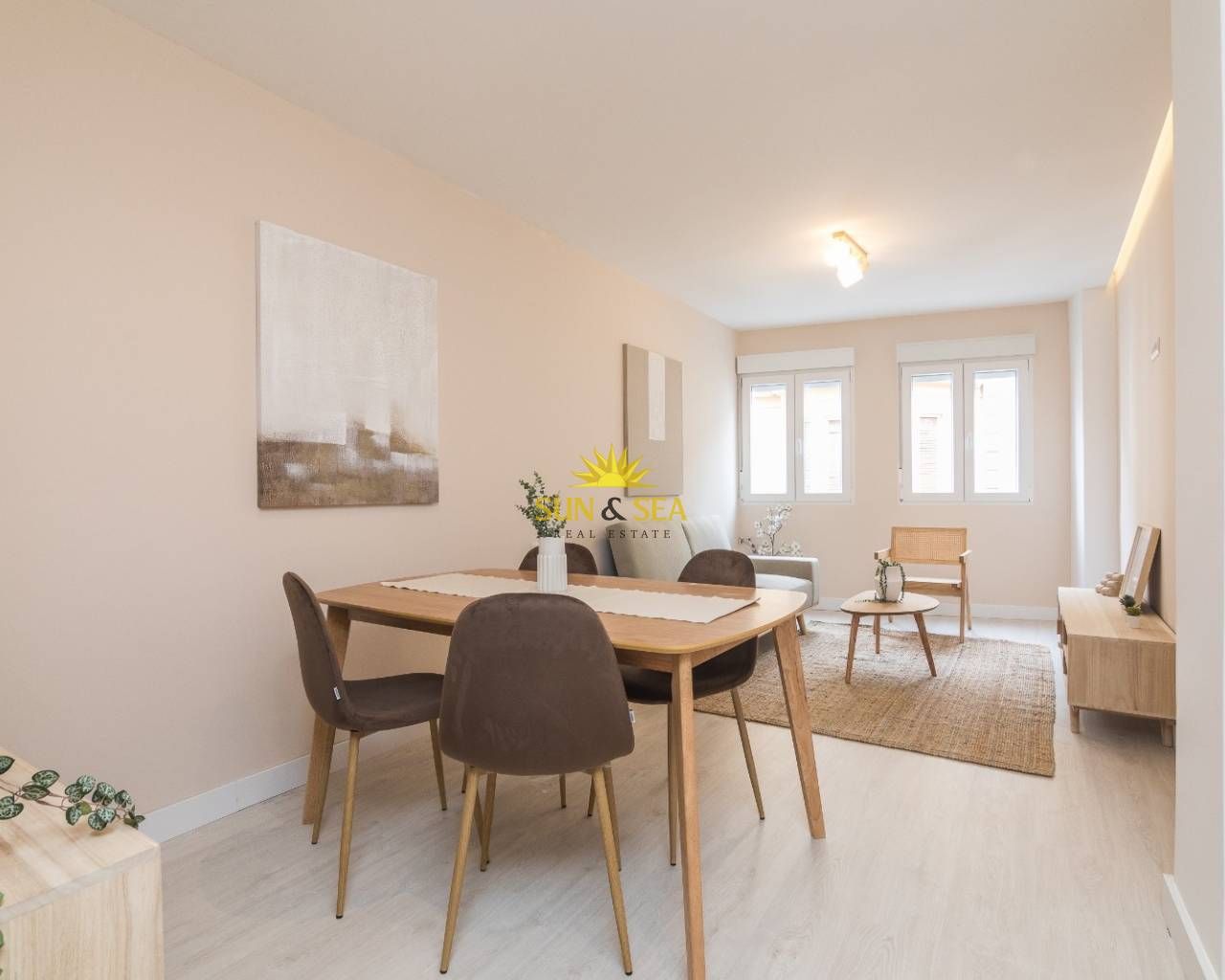 Dining room of Flat to rent in Elche / Elx  with Air Conditioner, Heating and Furnished