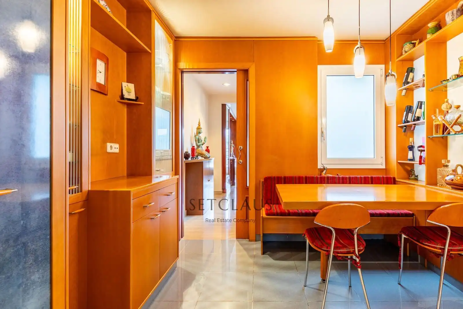 Esszimmer von Dachboden zum Verkauf in Badalona mit Heizung, Terrasse und Alarm
