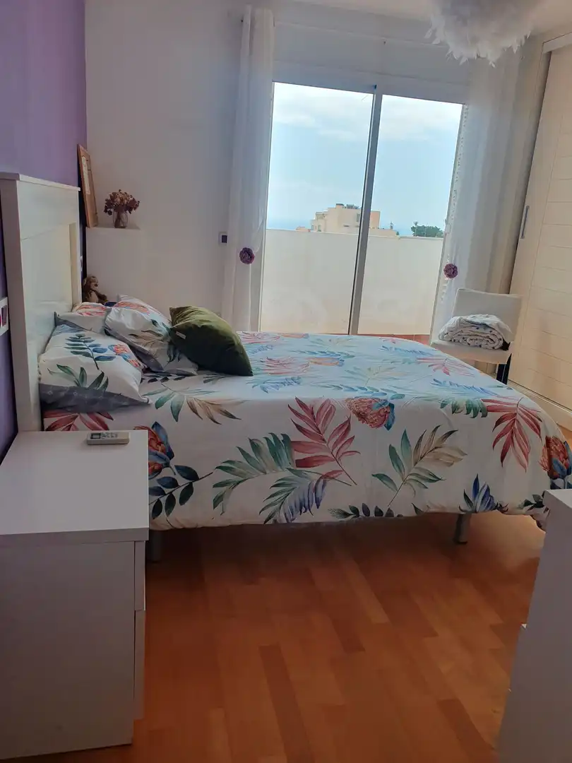 Habitación de Casa adosada de alquiler en Roquetas de Mar con Aire acondicionado, Calefacción y Parquet