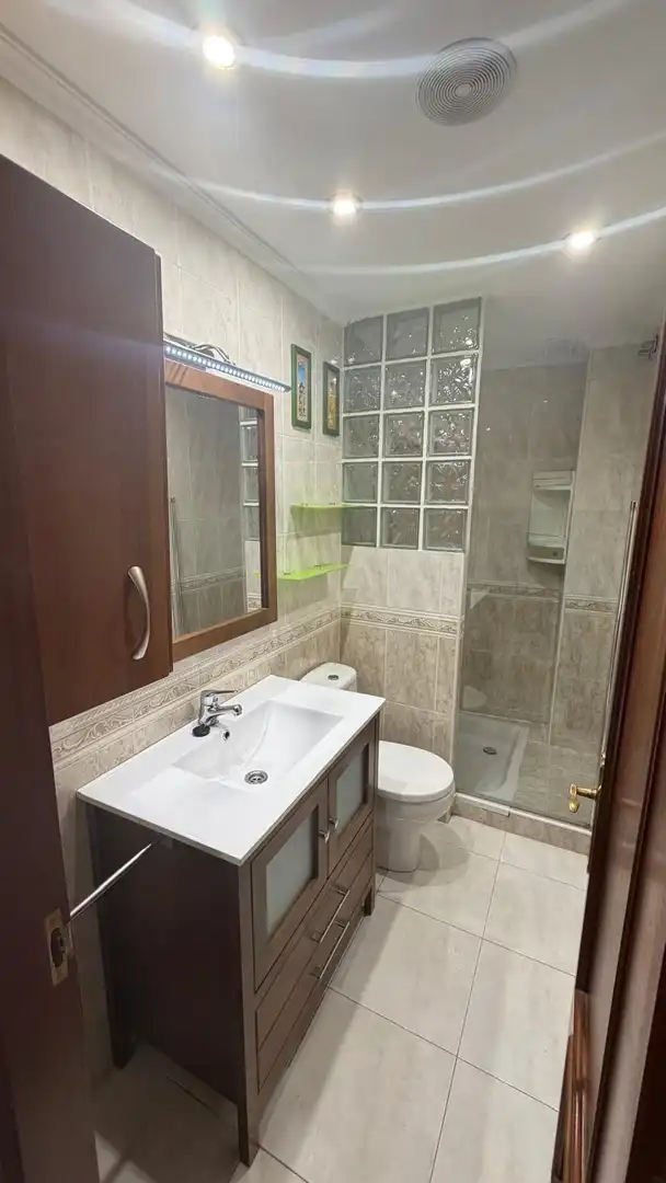Baño de Casa adosada en venta en Salvatierra / Agurain con Calefacción y Jardín privado