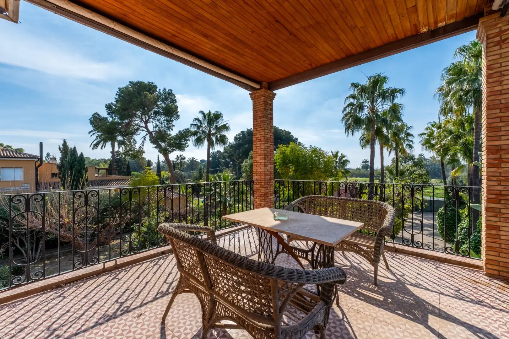 Terraza de Casa o chalet en venta en Elche / Elx con Aire acondicionado, Calefacción y Jardín privado