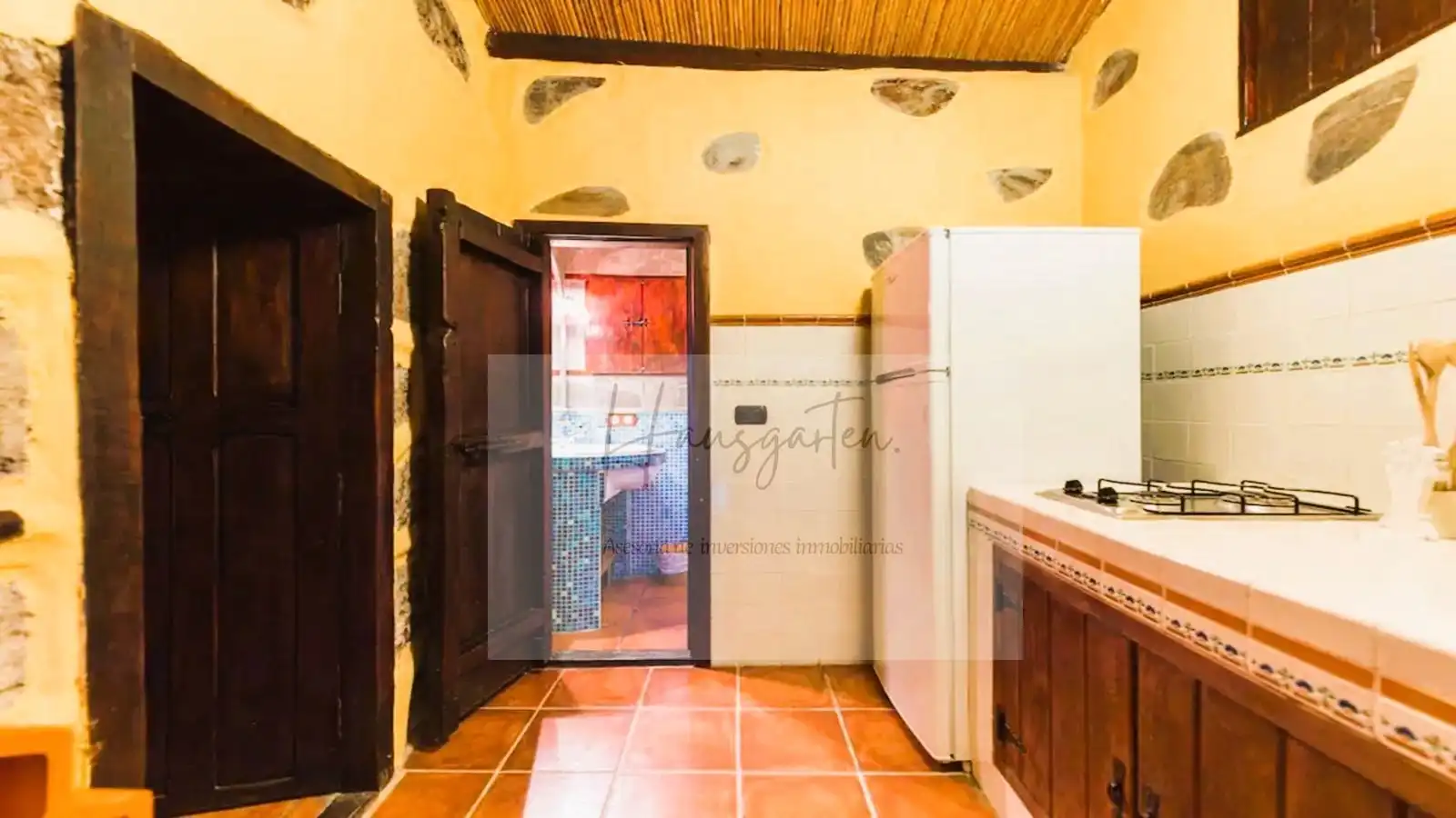 Cocina de Finca rústica en venta en Tejeda con Aire acondicionado y Piscina