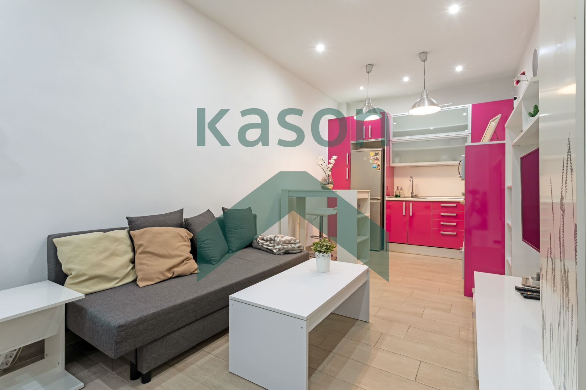 Kitchen of Apartment to rent in  Madrid Capital  with Heating and Furnished