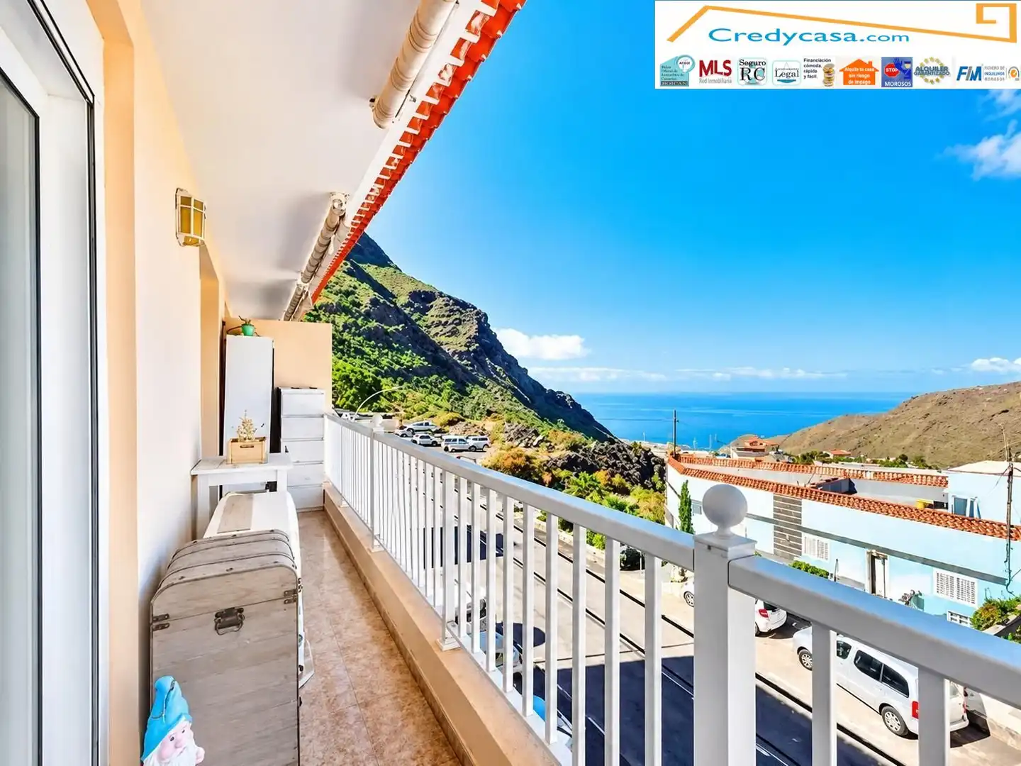 Terraza de Piso en venta en Santiago del Teide con Terraza, Trastero y Amueblado