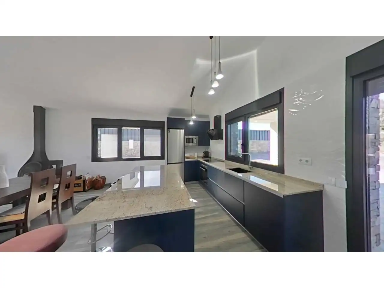 Cocina de Casa o chalet en venta en Puentes Viejas con Calefacción, Jardín privado y Terraza