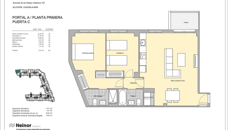 Photo 1 of Flat for sale in   Avenida Camino las Fuentes, Alovera, Guadalajara