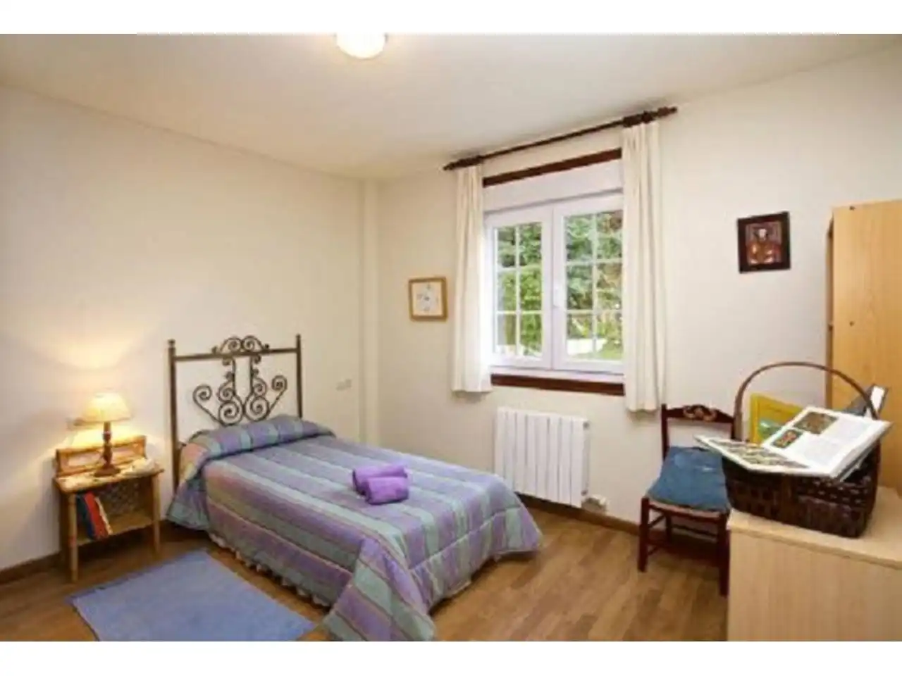Schlafzimmer von Haus oder Chalet zur Miete in Baiona mit Heizung, Privatgarten und Terrasse