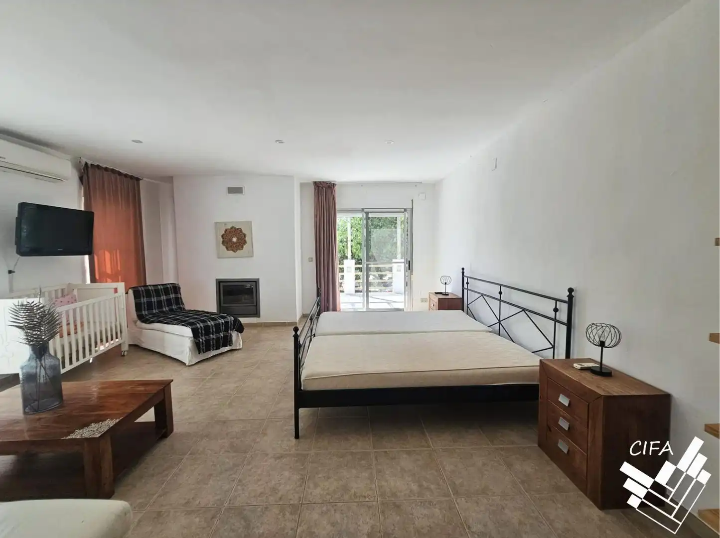 Bedroom of Houses for sale in Càlig  with Air Conditioner, Private garden and Furnished