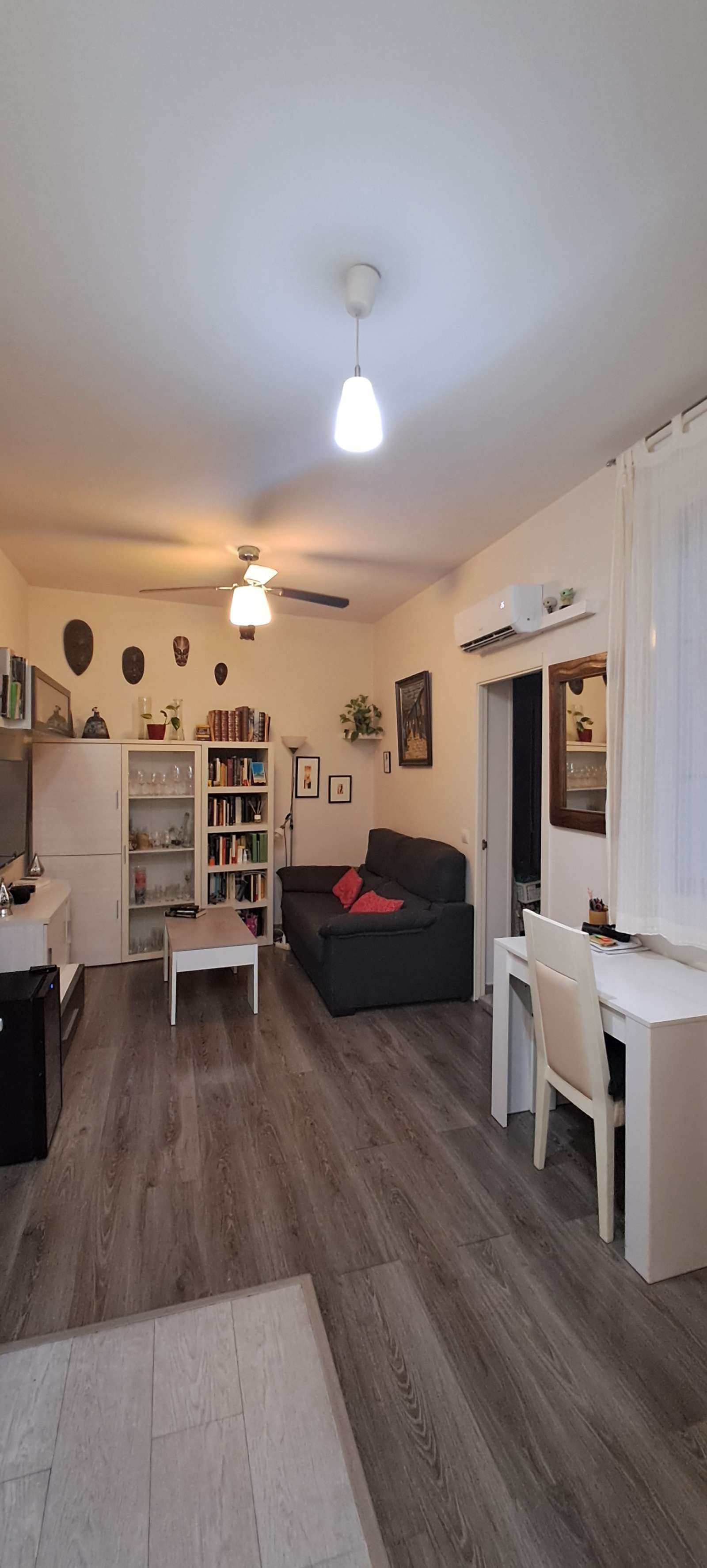 Sala d'estar de Estudi per a compartir en  Madrid Capital amb Aire condicionat i Terrassa