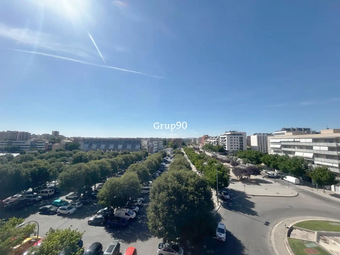 Vista exterior de Pis en venda en Lleida amb Calefacció, Parquet i Balcó