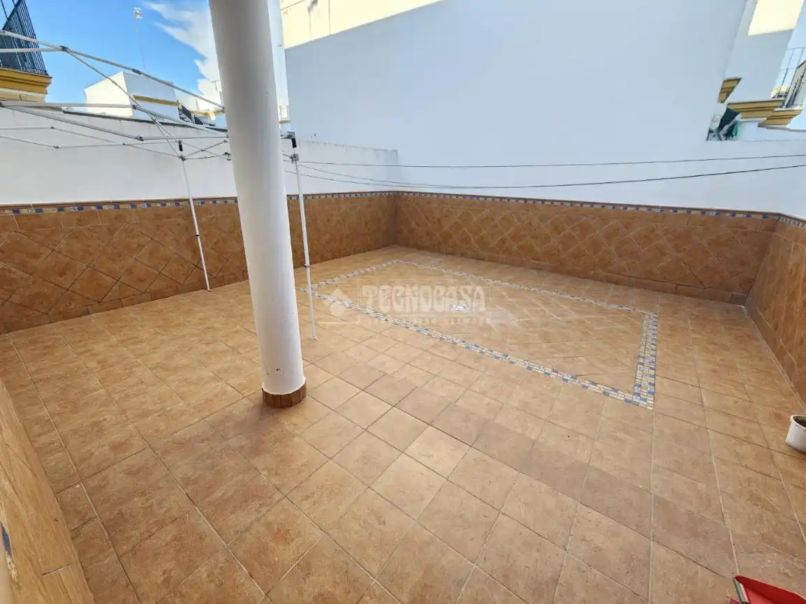 Terraza de Casa adosada de alquiler en Chipiona