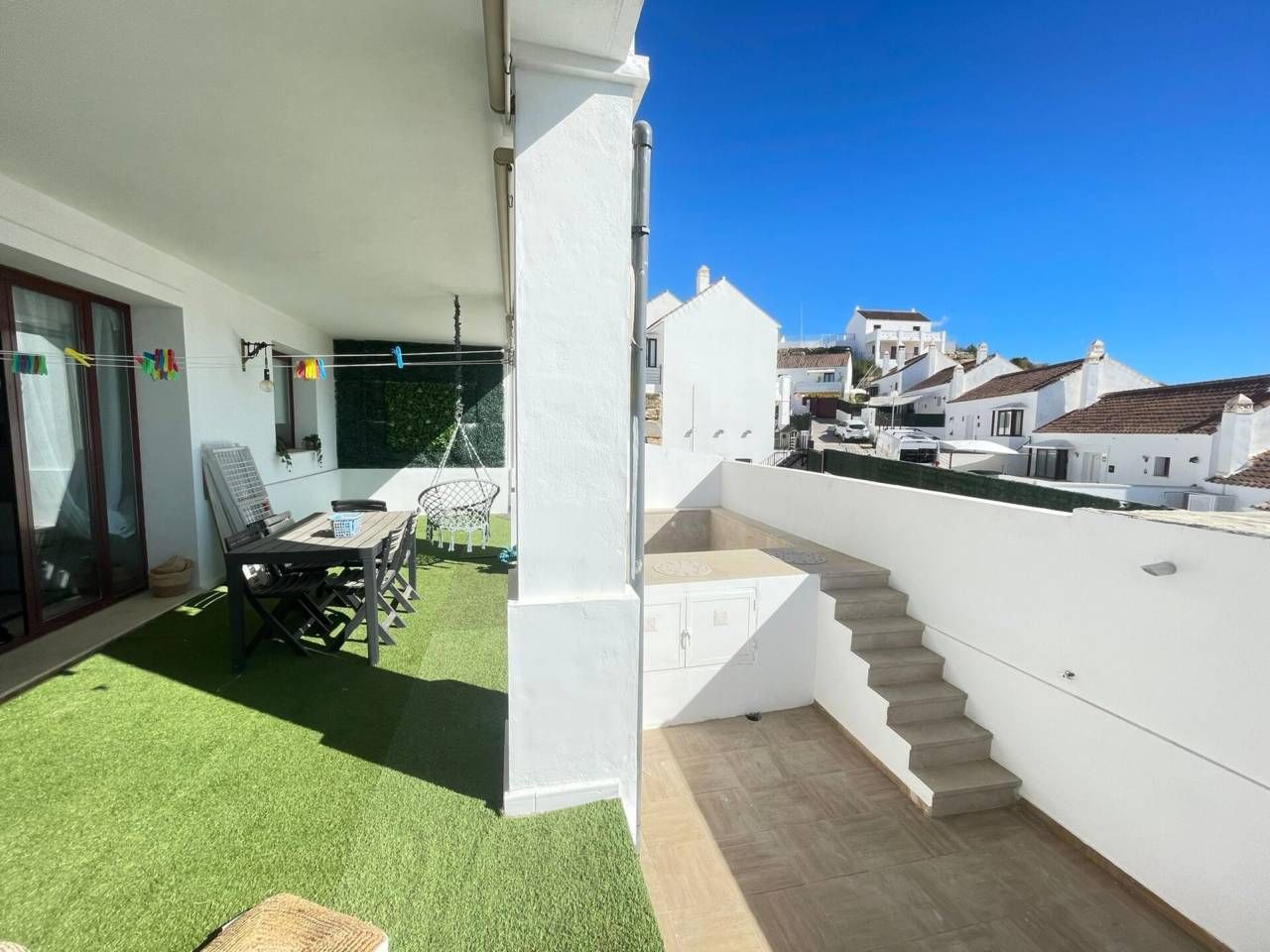 Exterior view of Single-family semi-detached to rent in Casares  with Private garden, Terrace and Swimming Pool