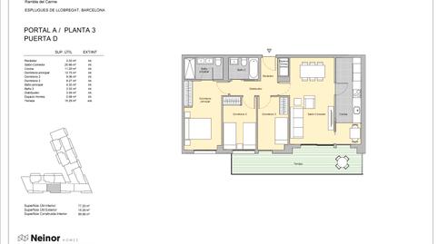 Photo 2 from new construction home in Flat for sale in  Calle Sant Jordi, 34, La Plana, Barcelona