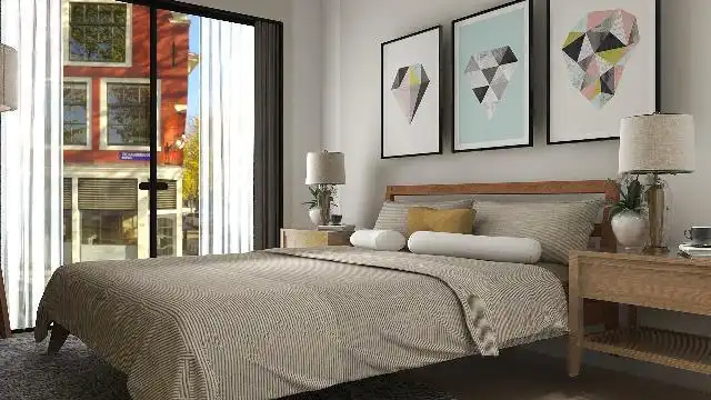 Schlafzimmer von Maisonette zum Verkauf in L'Hospitalet de Llobregat mit Klimaanlage, Heizung und Parkett