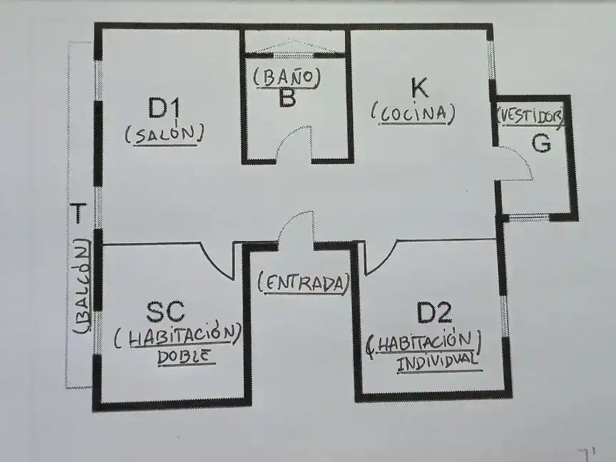 Piso en venta en  Valencia Capital con Aire acondicionado y Balcón