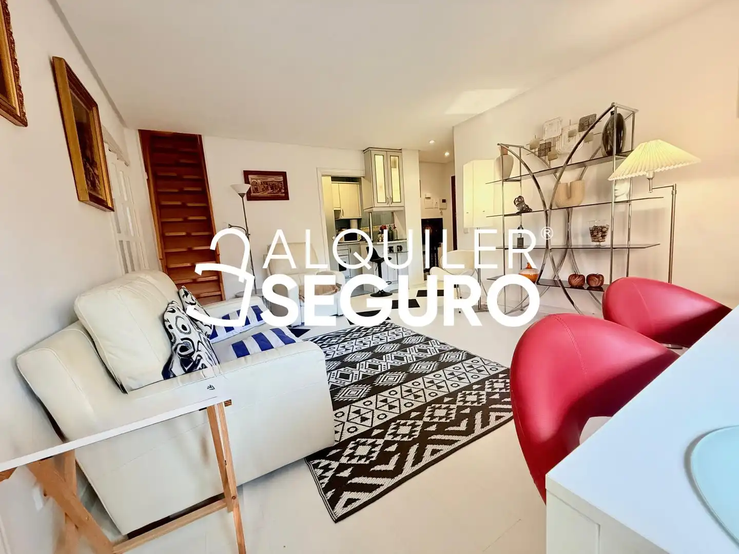 Sala de estar de Piso de alquiler en Madrid con Aire acondicionado, Calefacción y Piscina