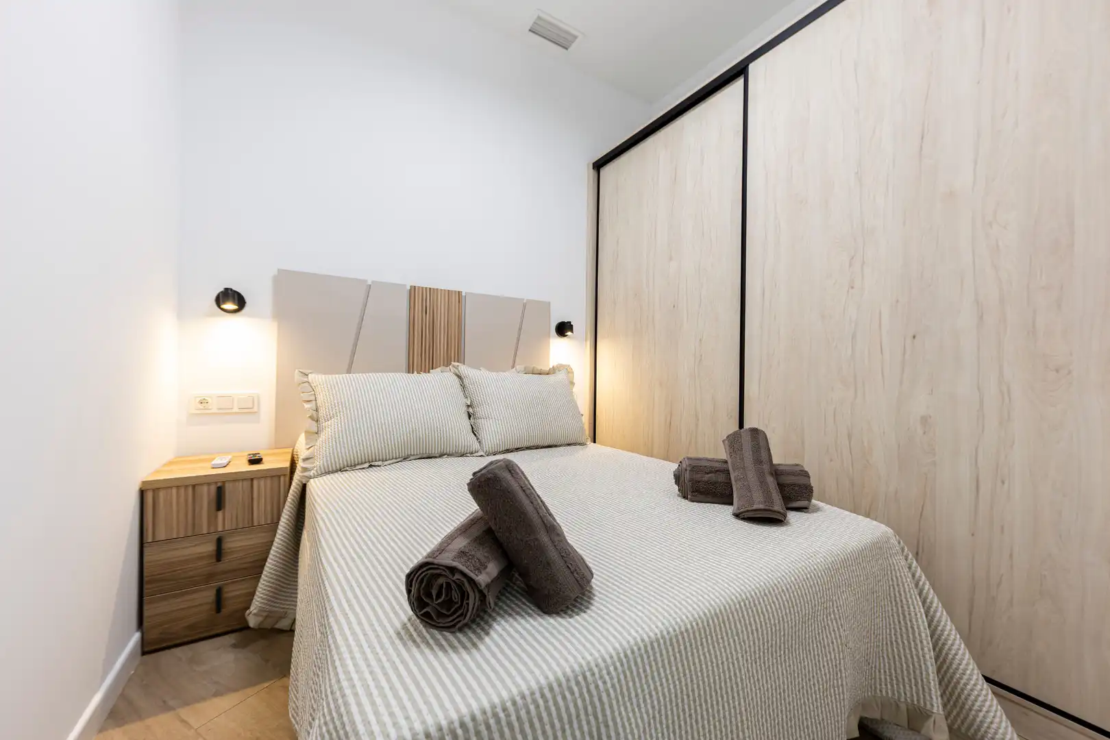 Schlafzimmer von Haus oder Chalet zur Miete in Águilas mit Klimaanlage, Heizung und Möbliert