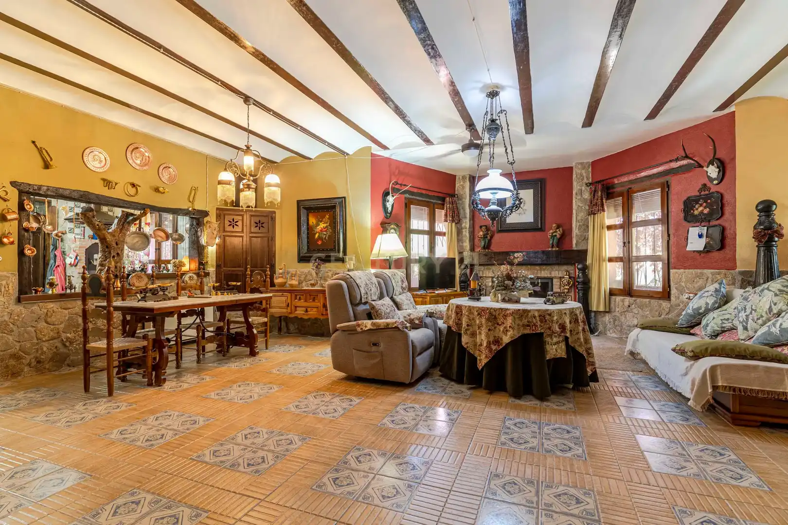 Comedor de Casa o chalet en venta en Huelma con Jardín privado y Sauna