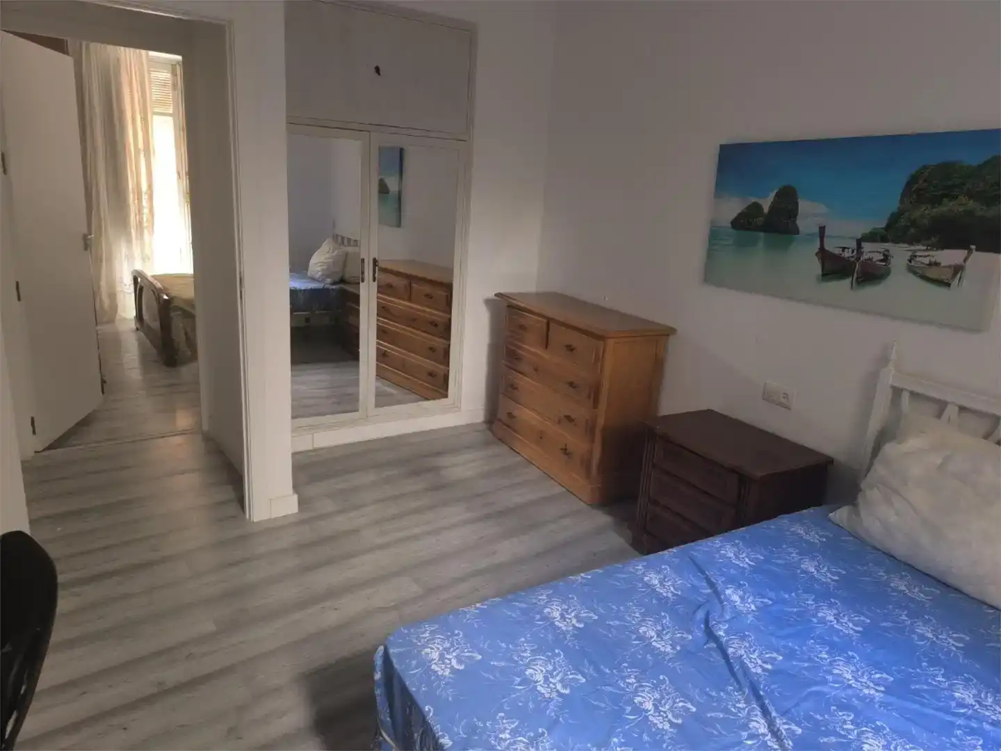 Schlafzimmer von Wohnung zur Miete in  Granada Capital mit Balkon