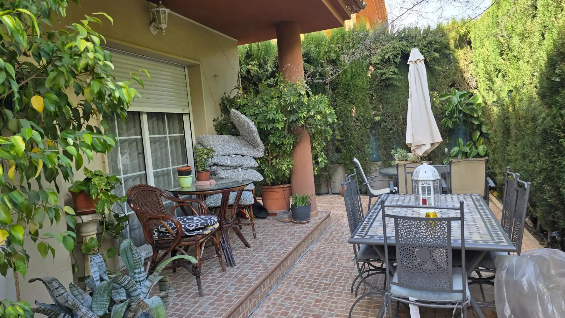 Terraza de Casa o chalet en venta en Elda con Aire acondicionado, Jardín privado y Terraza