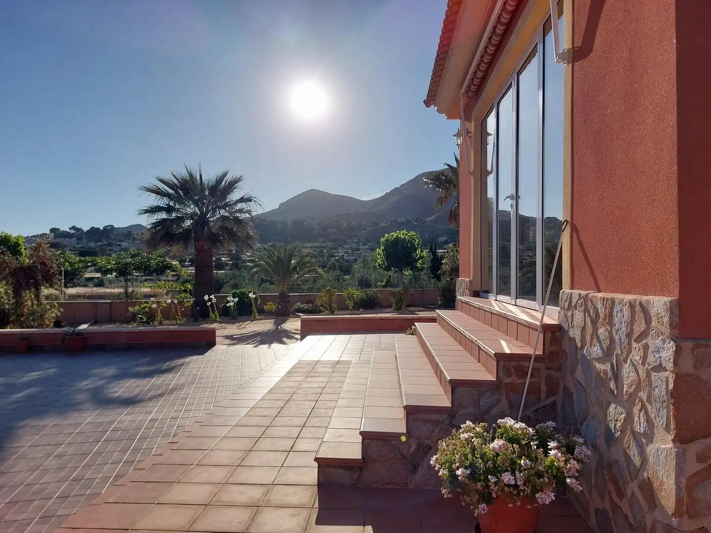 Terrassa de Casa o xalet en venda en Aigües amb Calefacció, Jardí privat i Terrassa