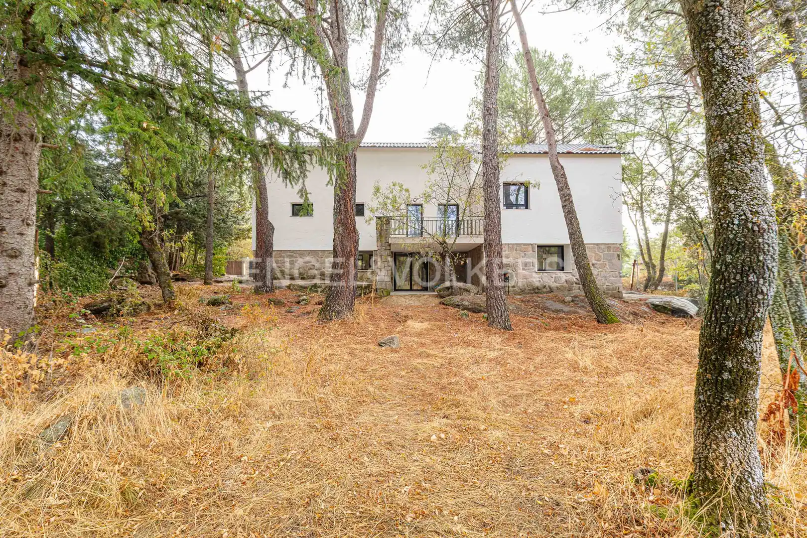 Vista exterior de Casa o xalet en venda en Alpedrete amb Calefacció, Jardí privat i Terrassa