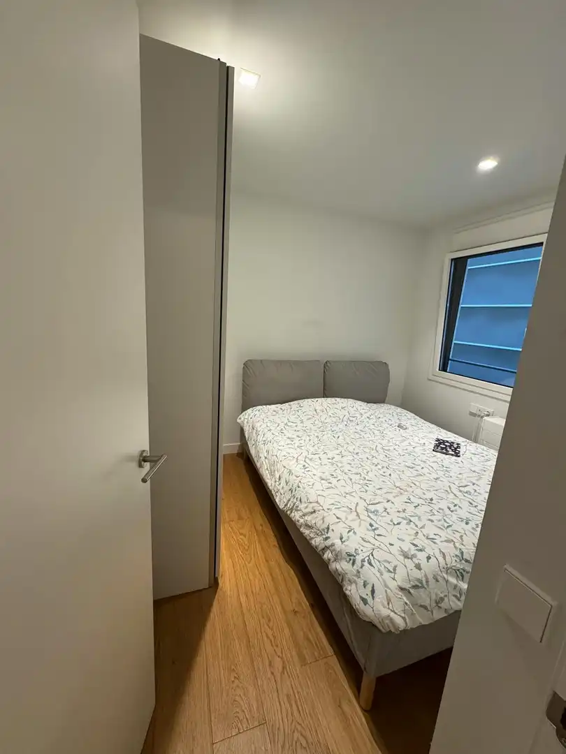 Schlafzimmer von Wohnung zur Miete in Barcelona mit Klimaanlage, Heizung und Möbliert