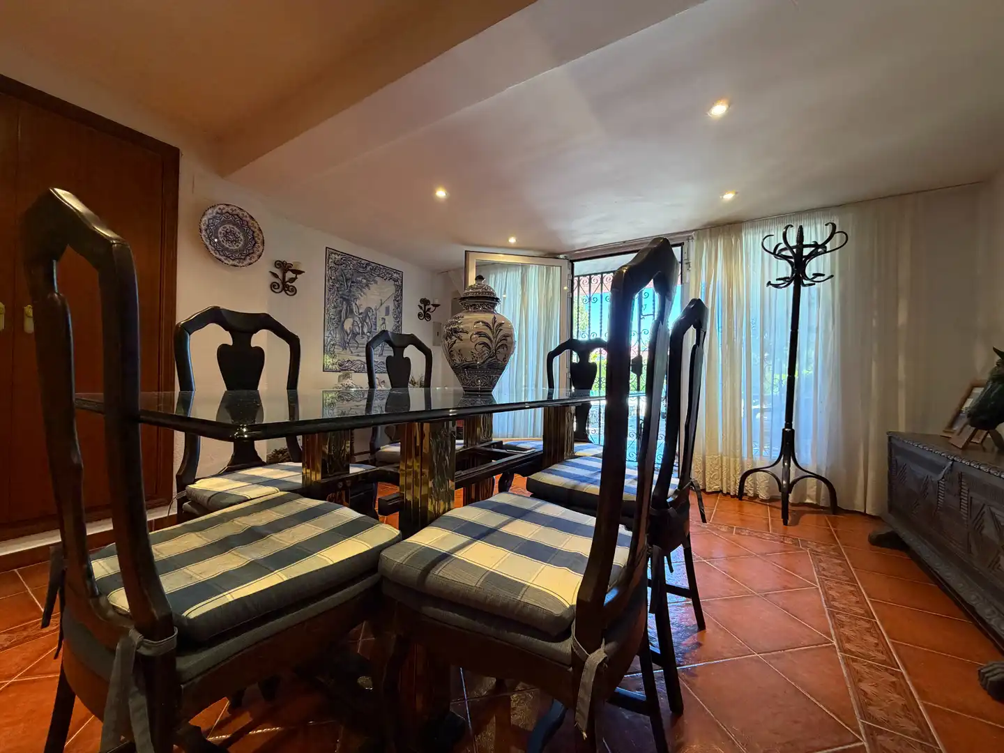 Comedor de Casa o chalet en venta en Pelayos de la Presa con Jardín privado, Piscina y Amueblado