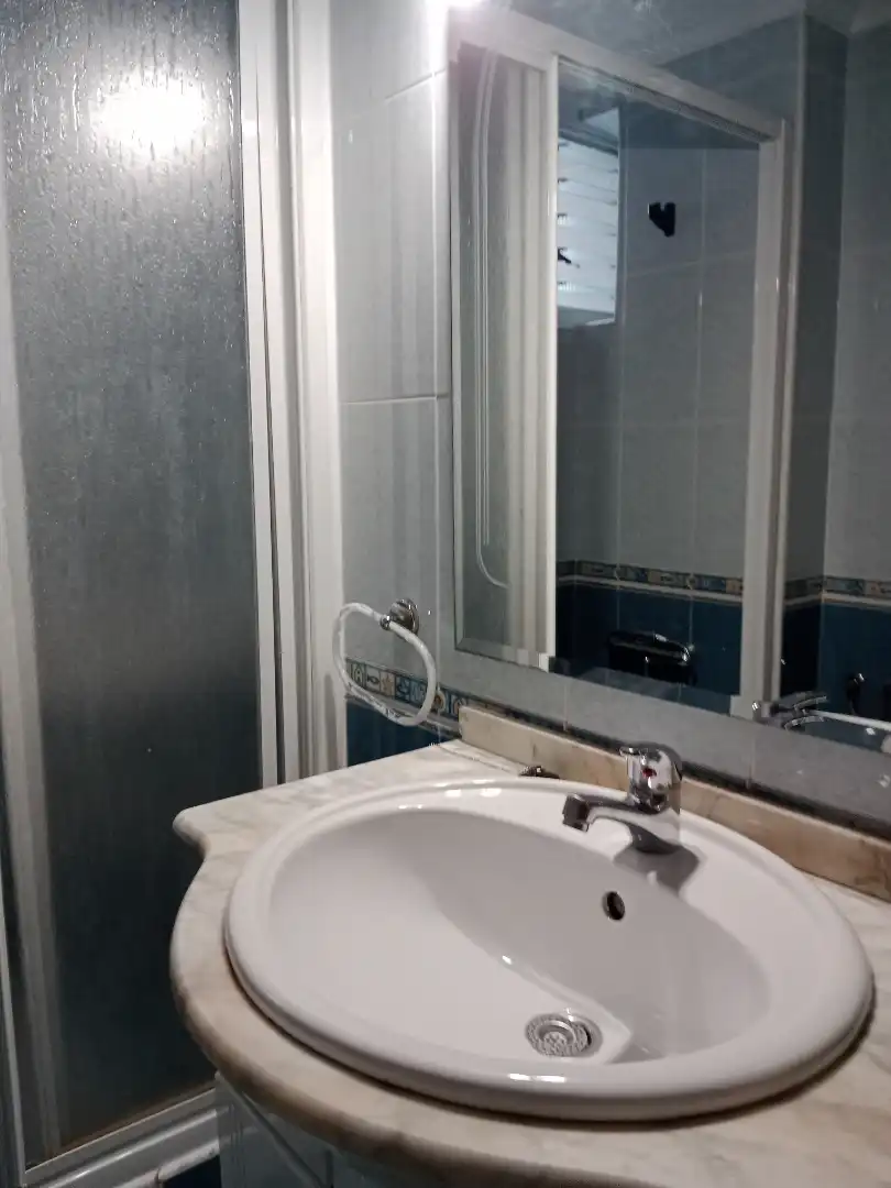 Bathroom of Flat for rent in Sevilla  with Air Conditioner, Heating and Furnished