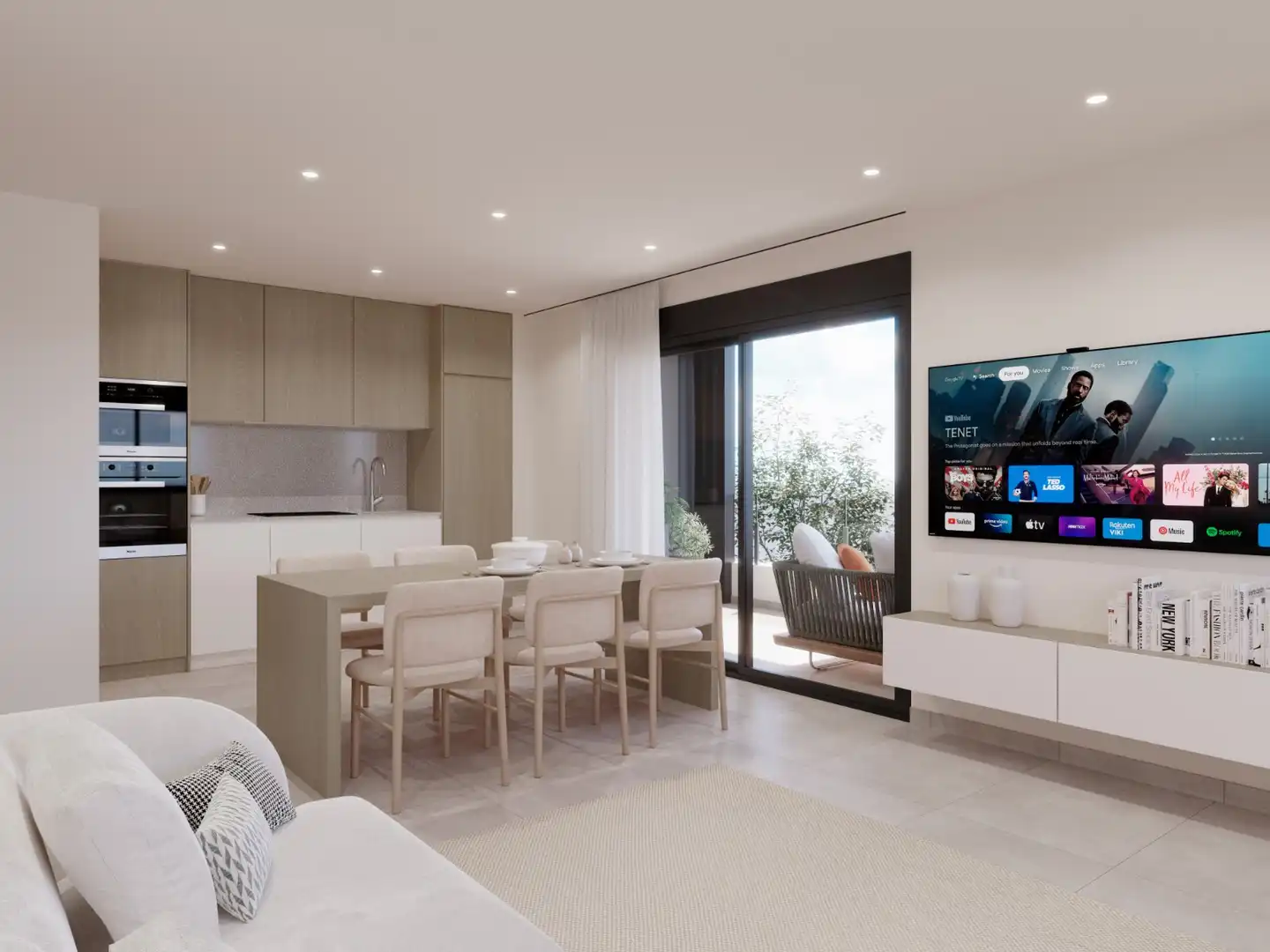 Sala d'estar de Apartament en venda en Alicante / Alacant amb Aire condicionat, Terrassa i Traster