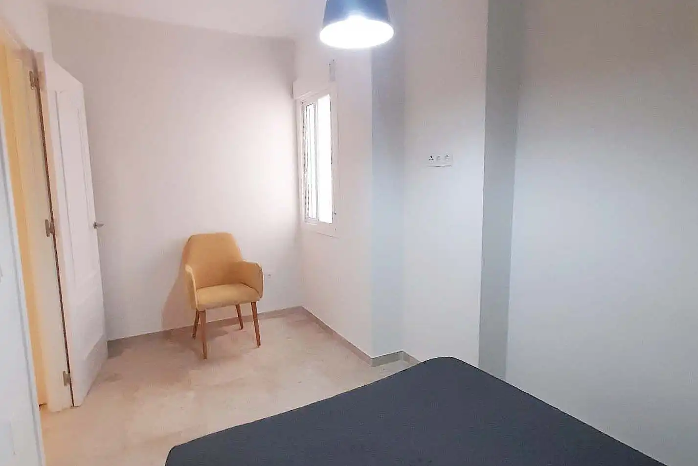 Bedroom of Flat for sale in Málaga
