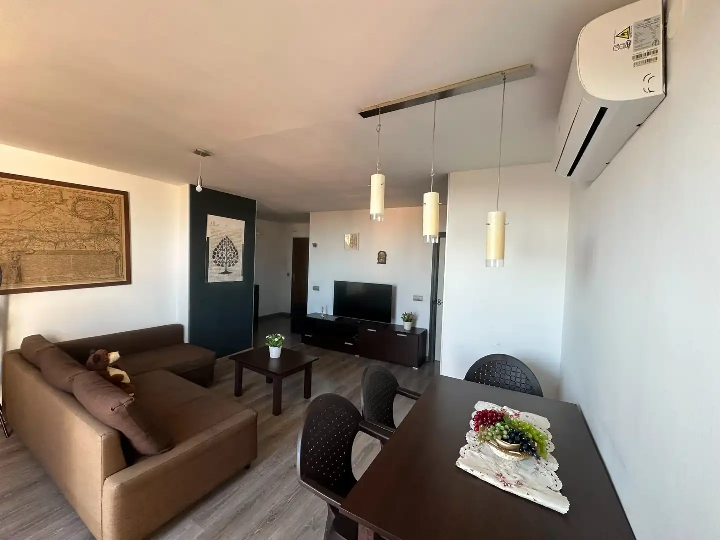 Living room of Attic for sale in Mont-roig del Camp  with Air Conditioner, Terrace and Furnished