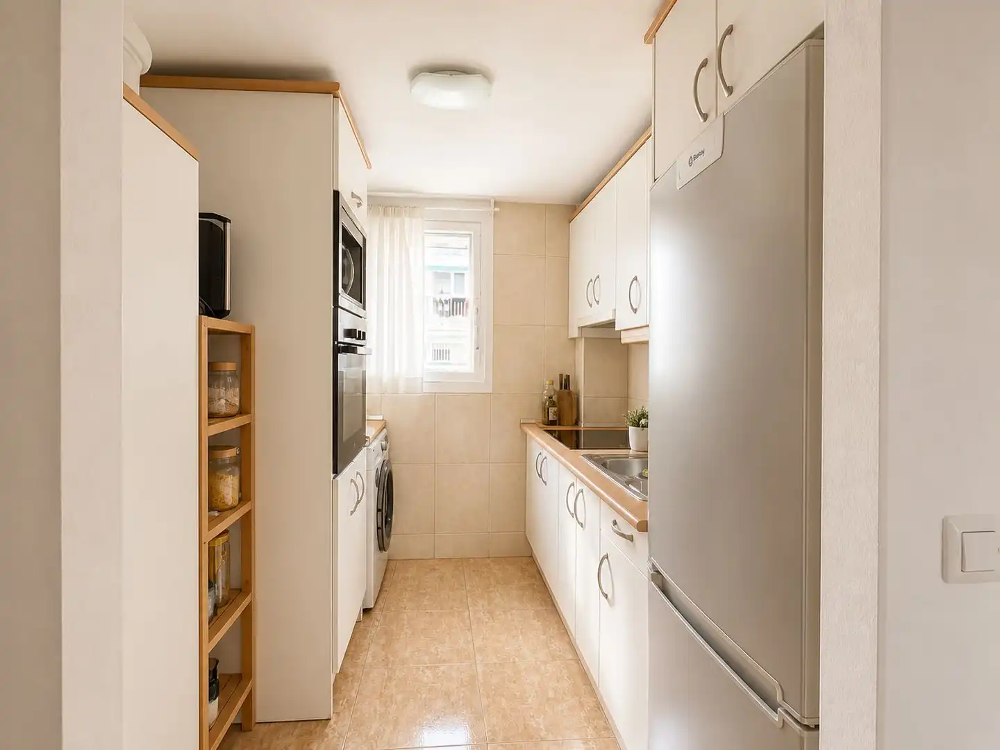 Kitchen of Flat for sale in Madrid  with Furnished, Oven and Washing machine