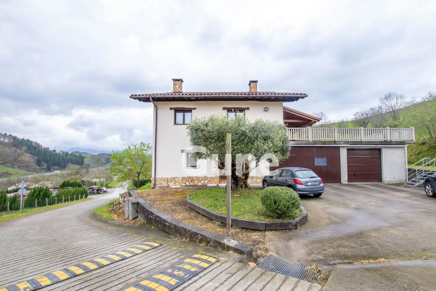 Vista exterior de Casa o chalet en venta en Idiazabal con Calefacción, Terraza y Trastero