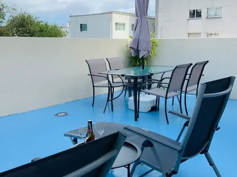 Terrasse von Wohnung zur Miete in Oleiros mit Privatgarten, Parkett und Möbliert