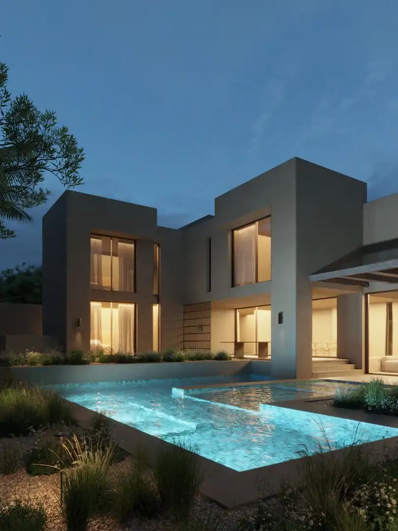 Vista exterior de Casa o chalet en venta en La Nucia con Calefacción y Piscina