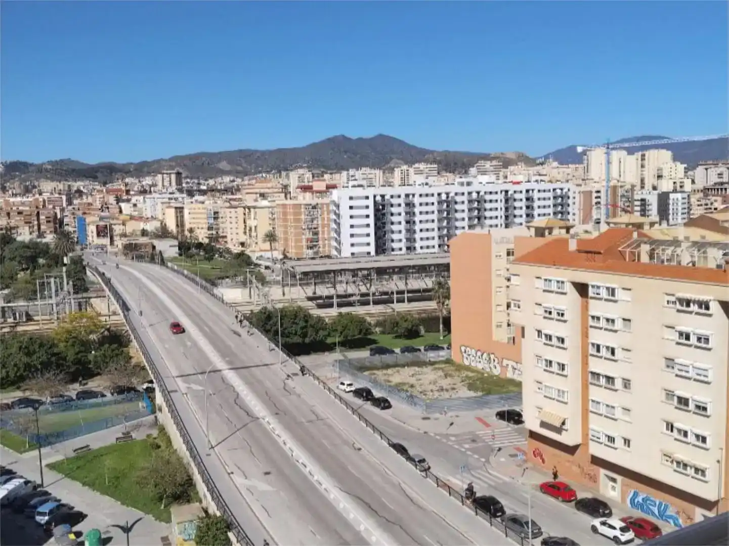 Vista exterior de Pis en venda en Málaga Capital amb Aire condicionat i Balcó